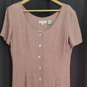 Ann Taylor Vintage Button Down Maxi Dress